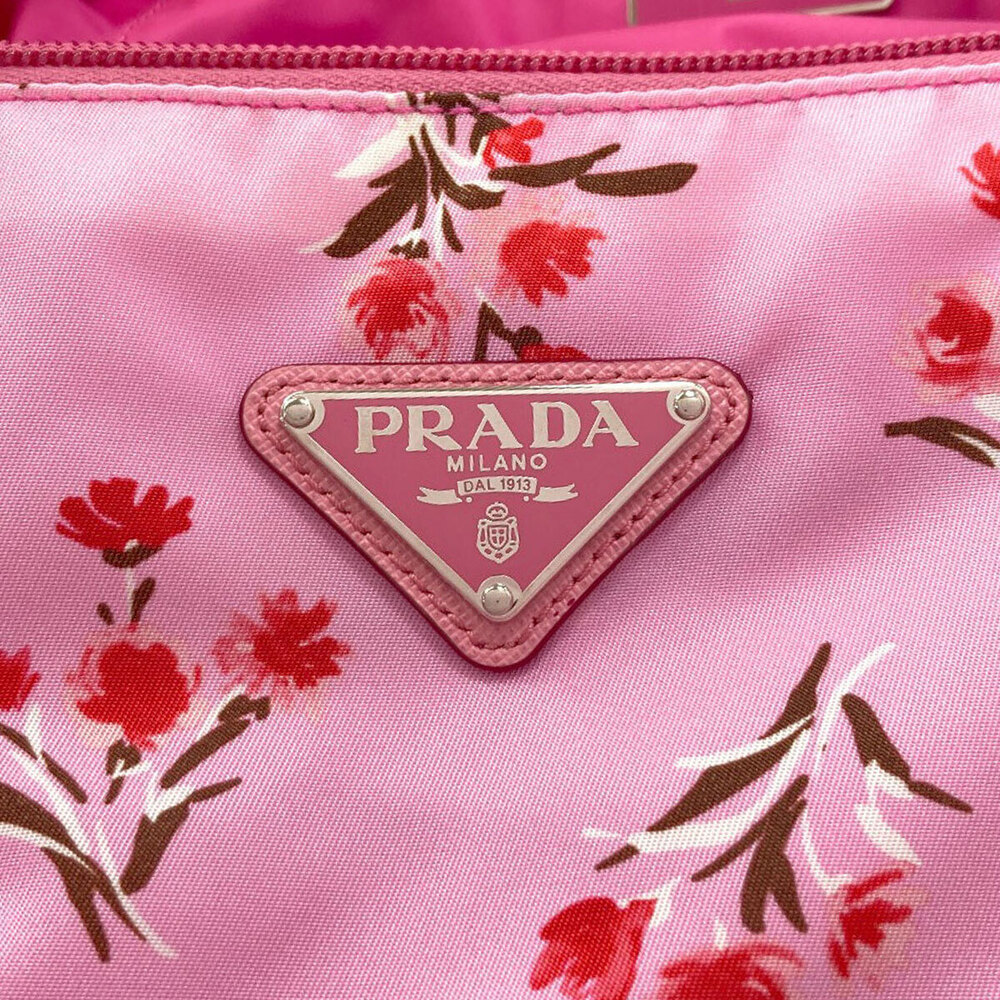 PRADA Flower Motif Handbag - Picture 7 of 10